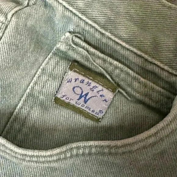 Vintage Women’s Green Wrangler Jeans Size 10x34 - Picture 5 of 6